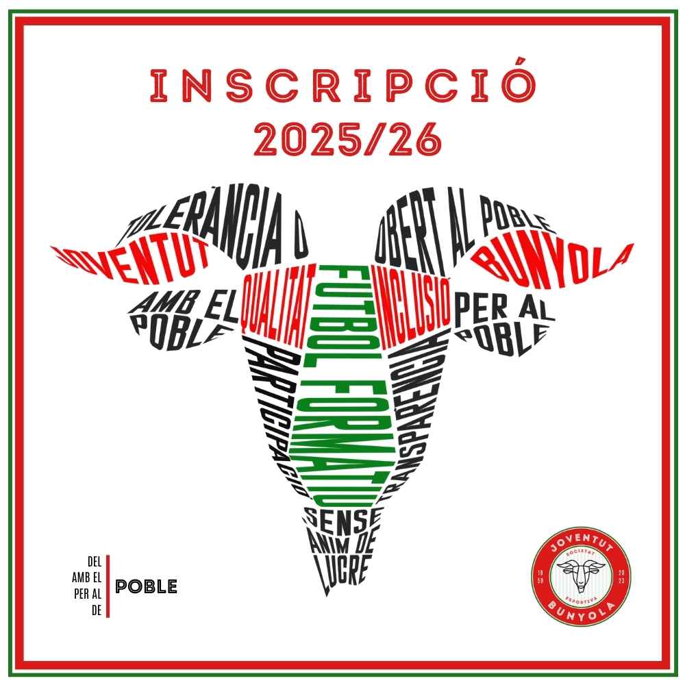 Inscripcio 2526 SEJoventut Bunyola