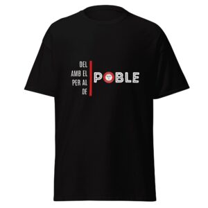 camiseta poble negra